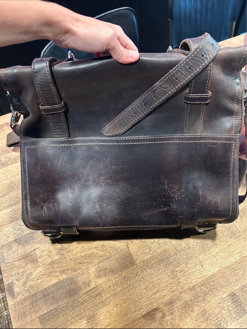 Saddleback Leather Messenger Bag - Picture 3 of 4